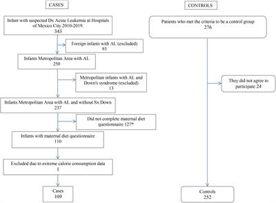 Maternal diet in pregnancy and acute leukemia in infants: a case-control study in Mexico City